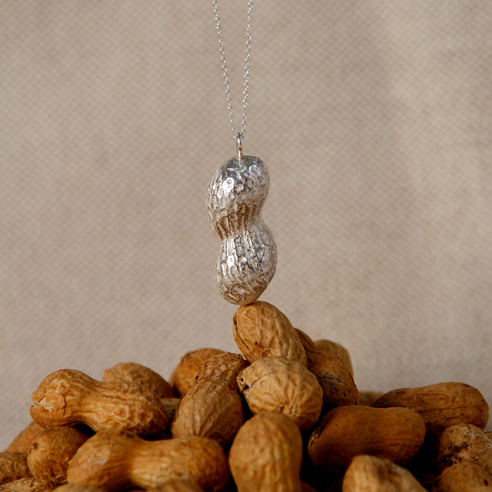 Collar Cacau en plata - Colección Terreta