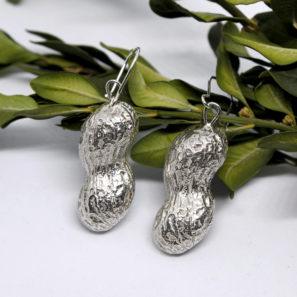 Pendientes Cacaus en plata - Colección Terreta